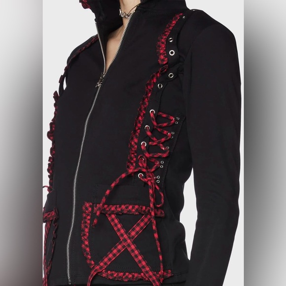 NWT - Tripp NYC BO PEEP HOODIE RED - L - Picture 7 of 9